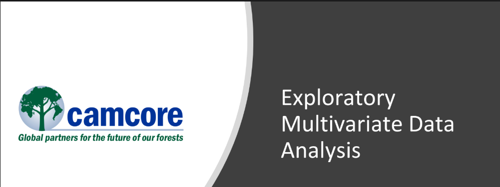 Exploratory Multivariate Data Analysis